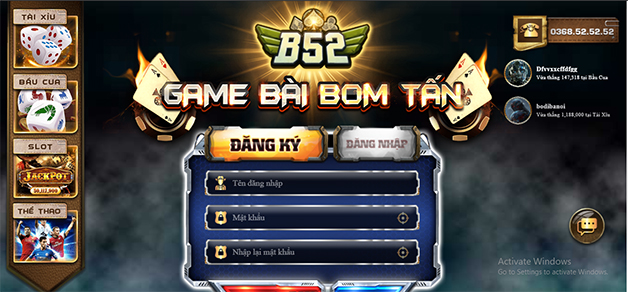 B52 – Cổng game bài uy tín và chất lượng hàng đầu thế giới