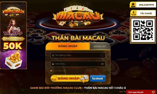 Đôi nét về cổng game đổi thưởng Macau Club