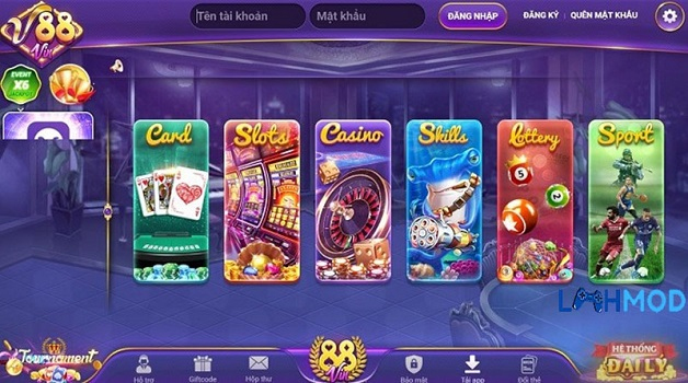 Kho game đặc sắc của V88 vin